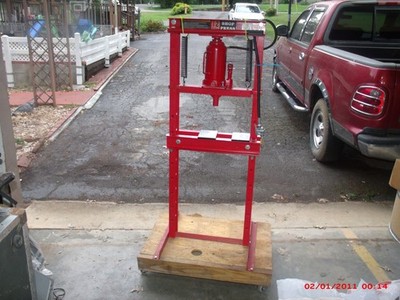 New 20 Ton Torins Big Red Air/Hydrolic H-Frame Heavy Duty shop press