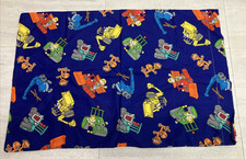 Bob The Builder & Wendy Pillowcase 19" x 29" Homemade Crisp Blue