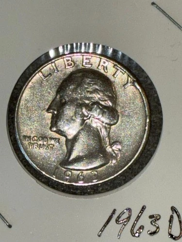 1963-D Washington Quarter — photo from the most recent tracked eBay sale