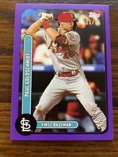 2021 Topps Brooklyn Collection Paul Goldschmidt purple 11/15 St. Louis Cardinals