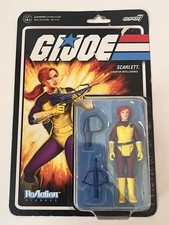 Super7 G.I. Joe Vintage Retro Style Scarlett DIC Purple Reaction Figures Action