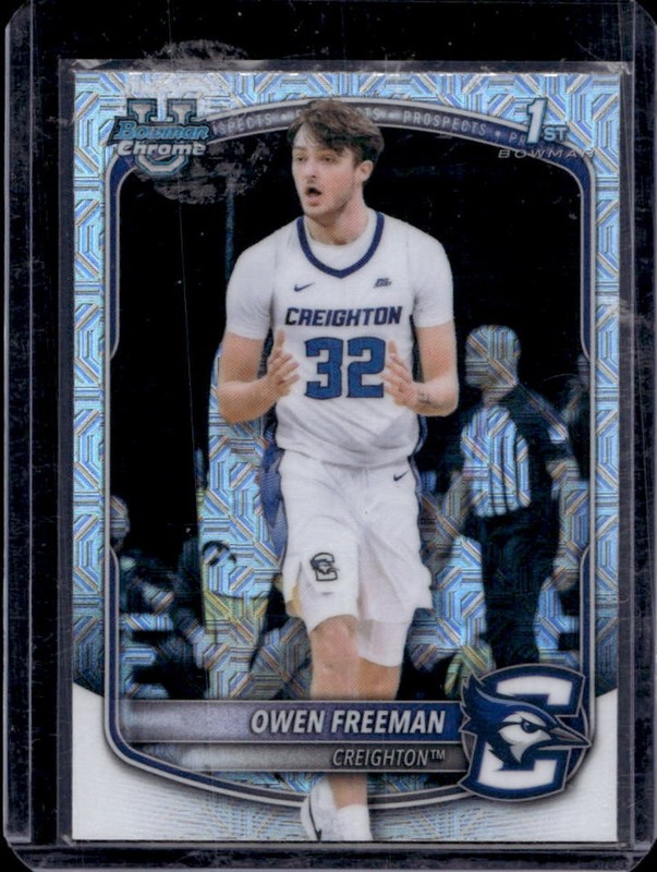2025-26 Bowman Owen Freeman Chrome Mojo Refractor 1st Prospect #BCP-32 Bluejays