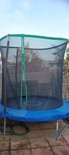Trampoline, 8ft, Secure Netting All Round With Zip Closing To The Front