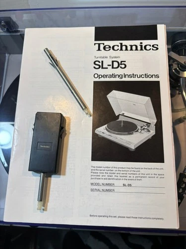 Technics 12" LP and 7" 45 Record Stacking Spindle - SL-D5, SL-235, SL-1650 Etc.
