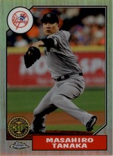 2017 Topps Chrome '87 Topps #87T14 Masahiro Tanaka - BB