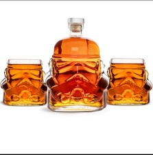 Image of Official Stormtrooper Decanter & Glasses Set – Star Wars Gift - 750ml - Whiskey