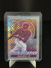 Juan Soto 2021 Chronicles Overdrive Baseball #13 Building Blocks Prizm