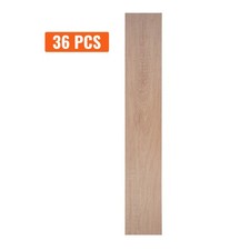 Uimoso Self Adhesive PVC Vinyl Floor Tiles 36 PCS 2.5mm Thick Natural Wood Grain