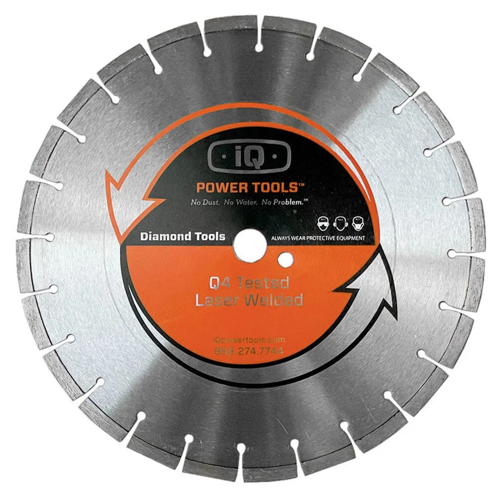 Iq Power Tools 14-дюймовое золотое сегментированное алмазное лезвие с ободком для каменной кладки