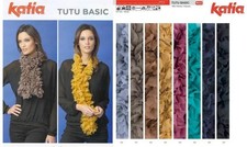 50g TUTU BASIC KATIA Rüschenwolle Rüschengarn Schalgarn Schalwolle Chiffon Schal