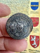Edward III Groat, London Mint, Series E, S1567, Dates 1354-55 AD