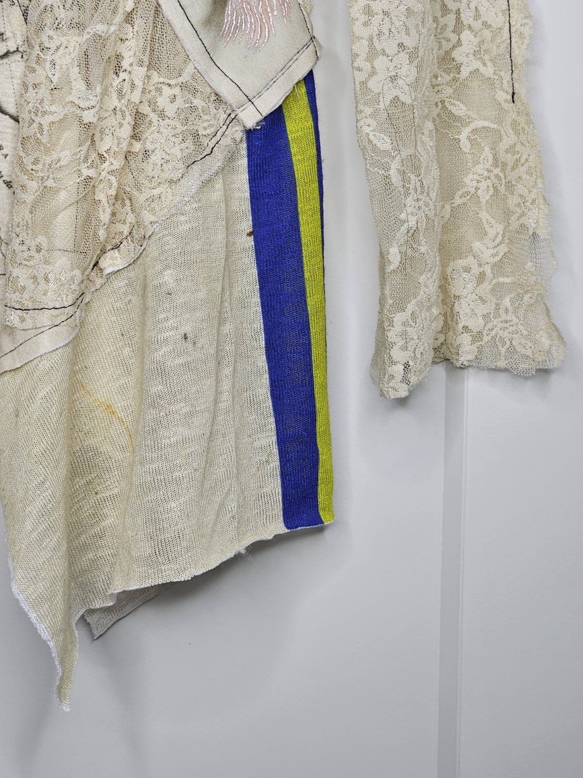 IPNG Designs Tunic Top Map Patchwork Lace Rhinest… - image 7