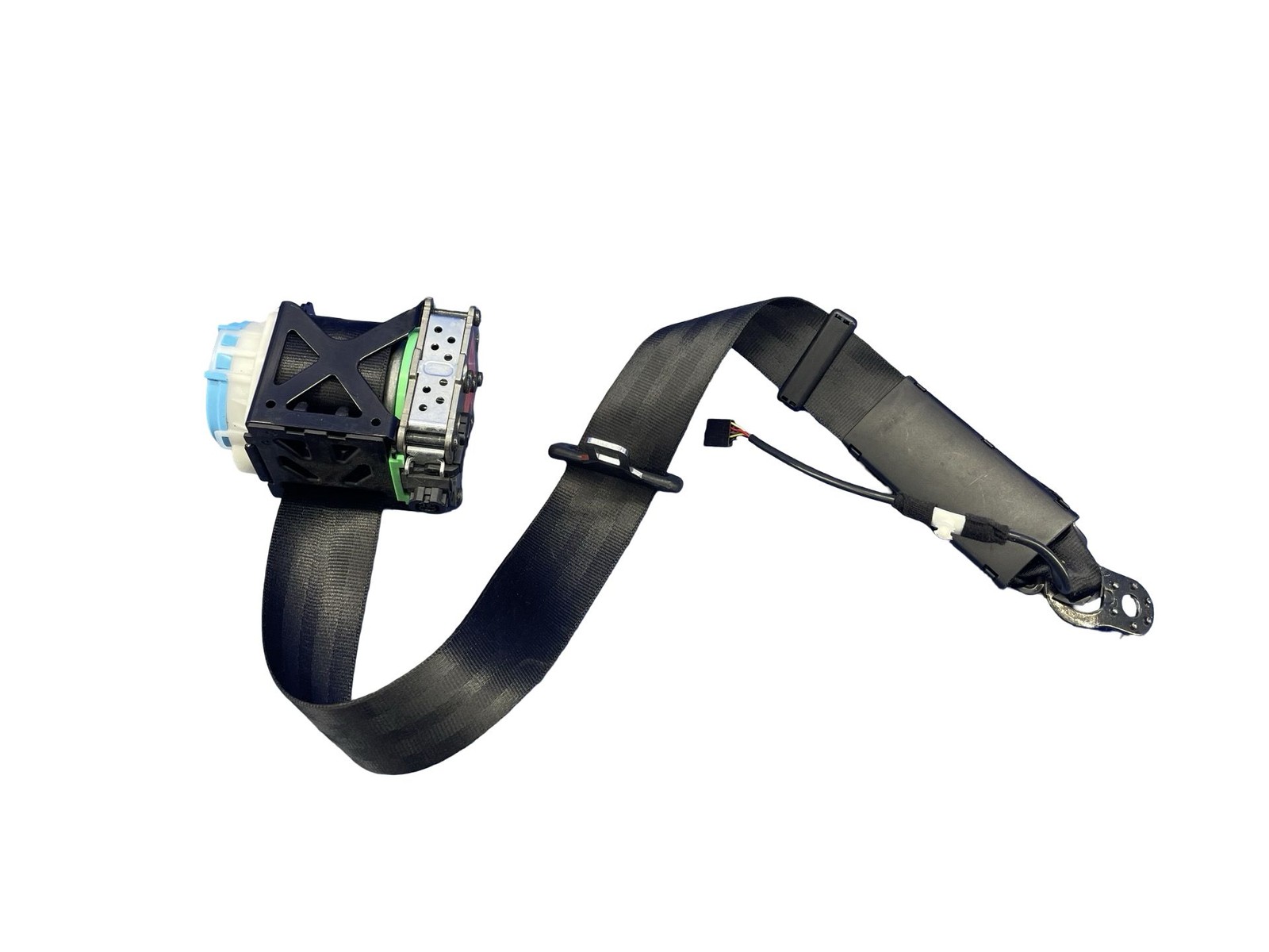 2008-2015 AUDI R8 TYPE 42 COUPE FRONT RIGHT SEAT BELT RETRACTOR ASSEMBLY BLACK