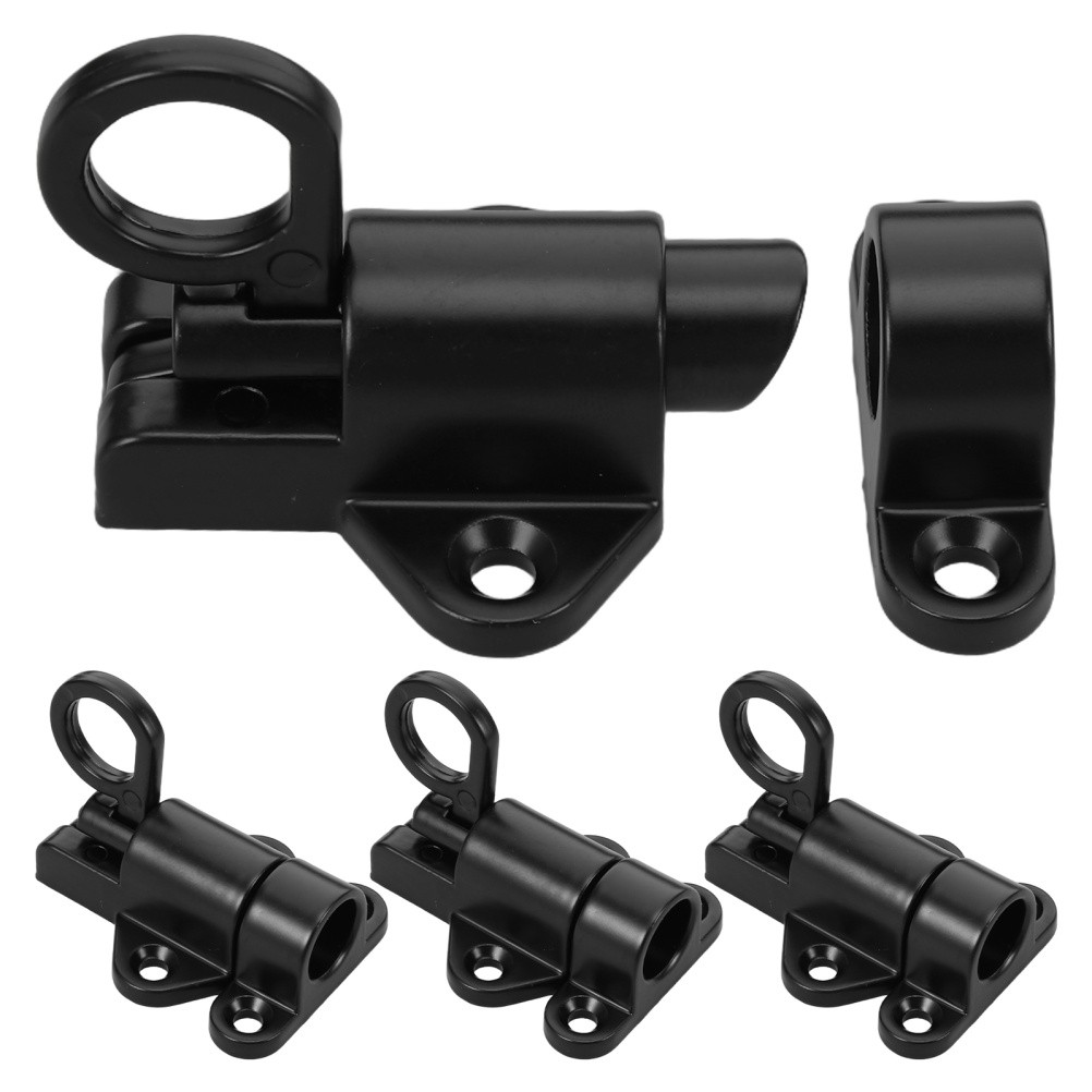  4 Pcs Self Closing Gate Latch Automatic Door Tool Aluminum Alloy Lock