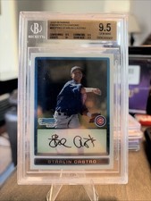 2009 Bowman Chrome Prospects #BCP183 Starlin Castro BGS 9.5 GEM MINT CUBS