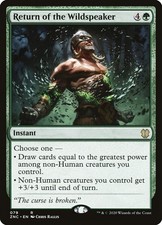 MTG - Return of the Wildspeaker - Zendikar Rising - X1 - (NM) -  #E5436