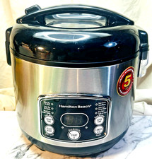 Hamilton Beach 20 Cup Rice Cooker 37549C RC15 Digital Stainless w/ Cup
