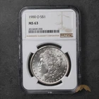 1900-O Morgan Silver Dollar $1 - NGC MS63 - New Orleans
