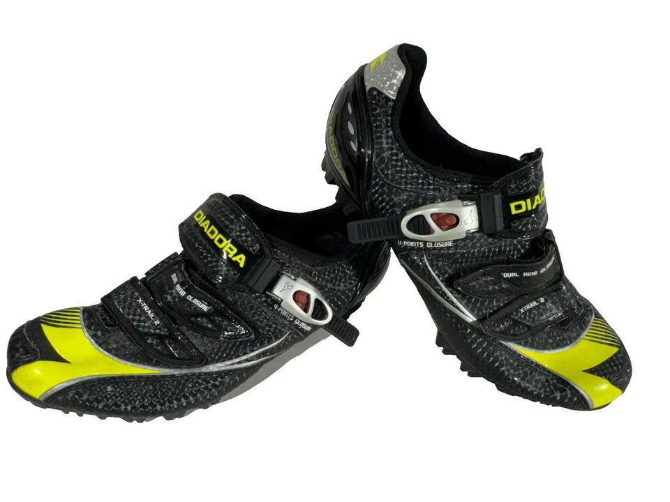 Zapatos de ciclismo MTB DIADORA X-Trail EU44 US10 UK9.5 Mondo 275 mm cs698 Foto 2 de 4
