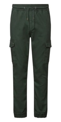 LIVERGY Herren Sweat Cargohose Freizeit Hose - GRÜN Gr. 50
