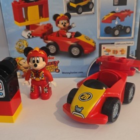 LEGO DUPLO Mickey Racer 10843 Complete Set 15 pcs Mickey Mouse Character