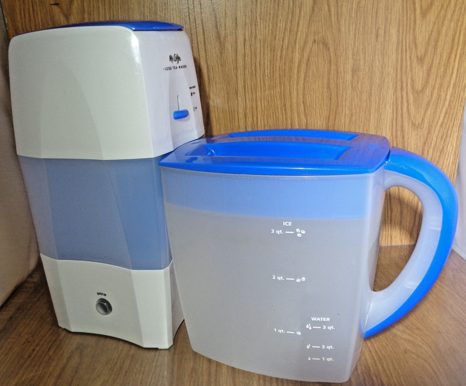 Mr Coffee 3 Quart Blue TM75 Iced Tea Maker | eBay