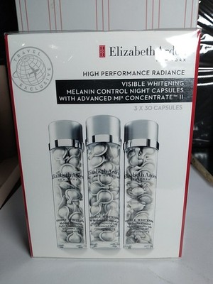 Elizabeth Arden Visible Whitening Melanin Control Night Capsules, 111 ct, Sealed