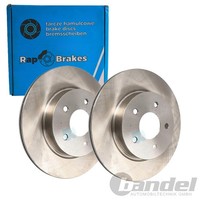 2X Rap Bremsscheiben 292Mm BelÜFtet Hinten Passend FüR Nissan Leaf X-TRAIL Renau