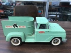 Vintage Tonka Farms Horse Pickup Truck Green Pressed Steel