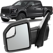 2015-2018 F150 Left Side Towing Mirror Power Heated Turn Signal Compatible Repla