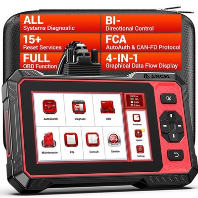 All System Bidirectional OBD2 Scanner ANCEL DS410 Lite for Honda Car Diagnostic
