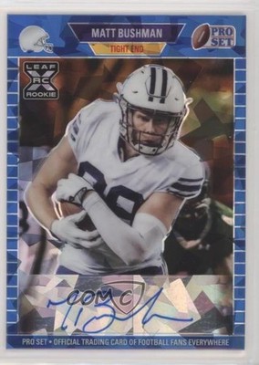 2021 Leaf Pro Set Metal 1989 Blue Crystals 5/35 Matt Bushman #PA-MB1 Auto 0a2