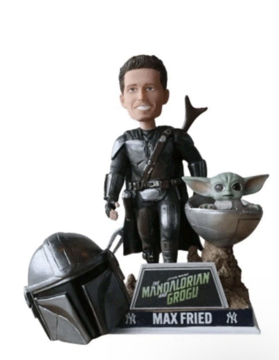 ヤンキース スターウォーズ ボブルヘッド 🔥 Max Fried Mandalorian Bobblehead Yankees Star Wars SGA 5/2/2026