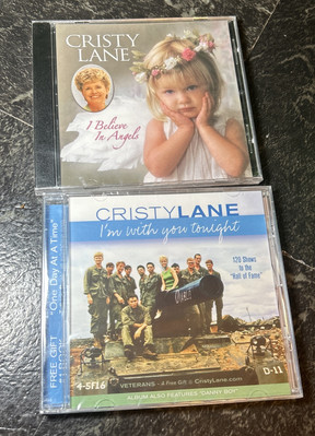 2 Sealed CD s Cristy Lane   Im With You Tonight  And  i Believe In Angels .
