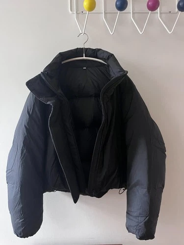 Muji Labo Down Short Jacket, Black, Medium image 3