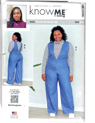 Know Me mimi G ME2096 Sewing Pattern Misses Stretch Knit Tops Jumpsuit 18-26