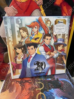 Ace Attorney 20th Anniversary Vinyl Record Soundtrack 6 LP Badge