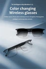 NEW Smart Glasses Ai Voice Assistant Touch Music Control Anti-UV  Bluetooth Call