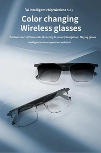NEW Smart Glasses Ai Voice Assistant Touch Music Control Anti-UV  Bluetooth Call
