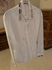 vintage gianni versace razor blade shirt super rare mens size 52 italy US large