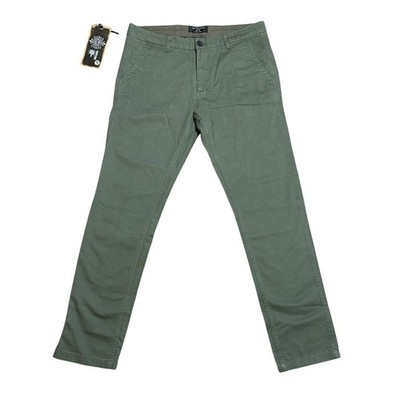 NEW Matchstick Argus Pants Size XL 34 Green Chino Japanese 100% Cotton