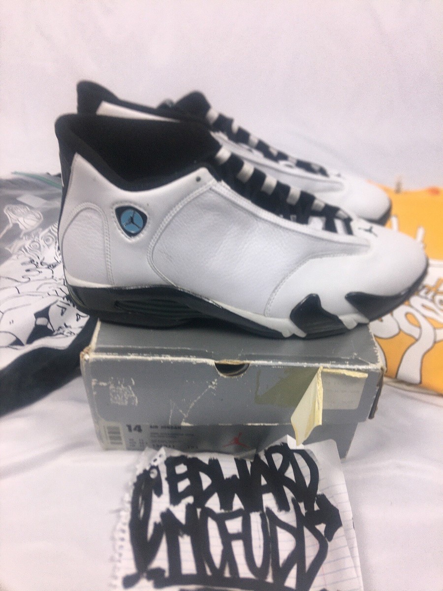 Jordan XIV Sz 14 Oxidized Green air original OG 1998 vtg 14 white