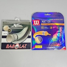 Wilson NXT-OS 45ft Babolat Xcel 44ft Premium Tennis Racket String 16L 130-16 Lot