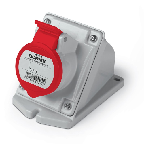 SCAME PARRE 512.1656 PRESA PAR.C/INC.3P+T 16A IP44 6H