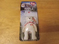 Ty Beanie Baby Maple The Bear-1996 McDonalds Rare With errors 1993, OakBrook