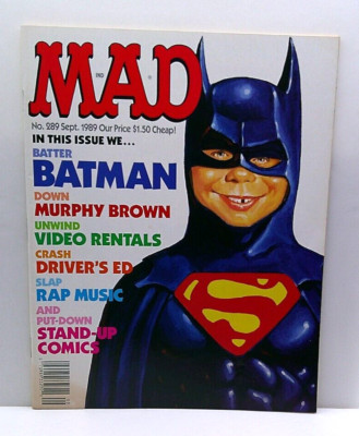 MAD MAGAZINE #289 SEPT 1989 MORT DRUCKER SPY VS SPY DAVE BERG SERGIO ARAGONES
