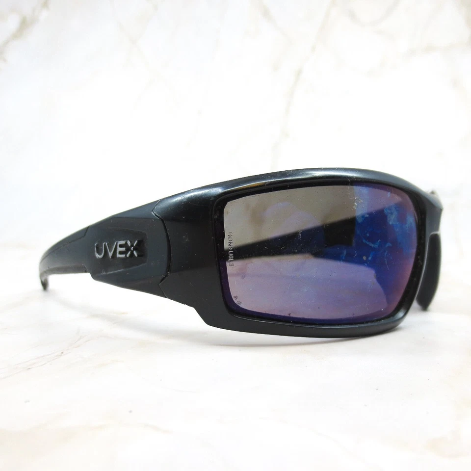 Gafas de sol UVEX Hypershock marco para hombre negro mate plástico borde completo forma envolvente Foto 2 de 4