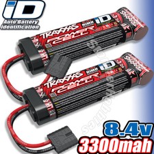 2 Traxxas 3300mAh Series 3 Power Cell NiMH 7C 8.4V Batterys w/iD 2940X