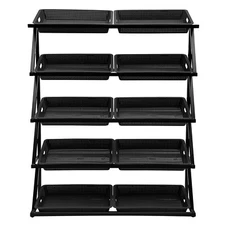 Market Retail Display Rack Shelf Merchandiser Fruit Vegetable Snack Basket 5Tier