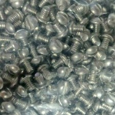 NEW 100 COUNT 3/16" REPLACEMENT SCREWS 6/32" SETS GILBERT SET STAINLESS